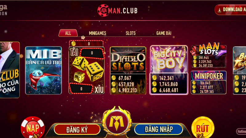 Nhà cái bắn cá đổi thưởng thẻ cào Manclub