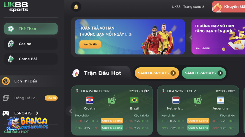 Sản phẩm nổi bật tại UK88